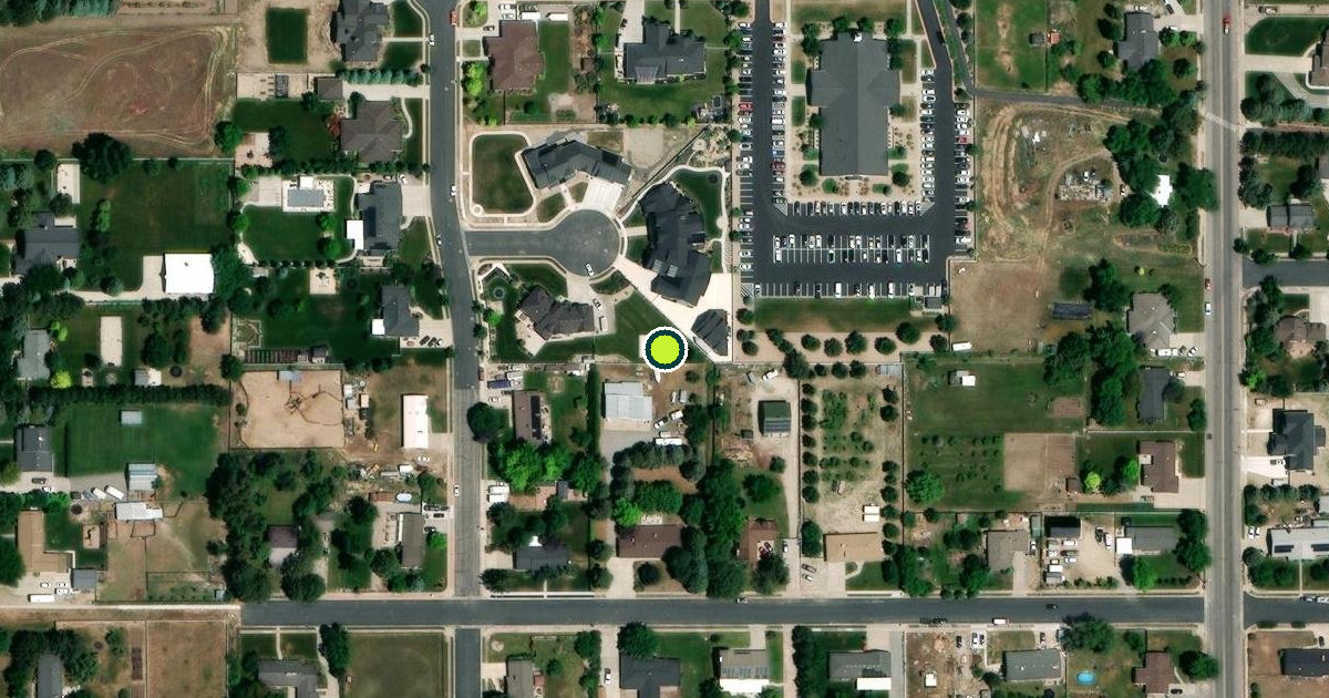 Satellite view of Highland Pickleball Courts
