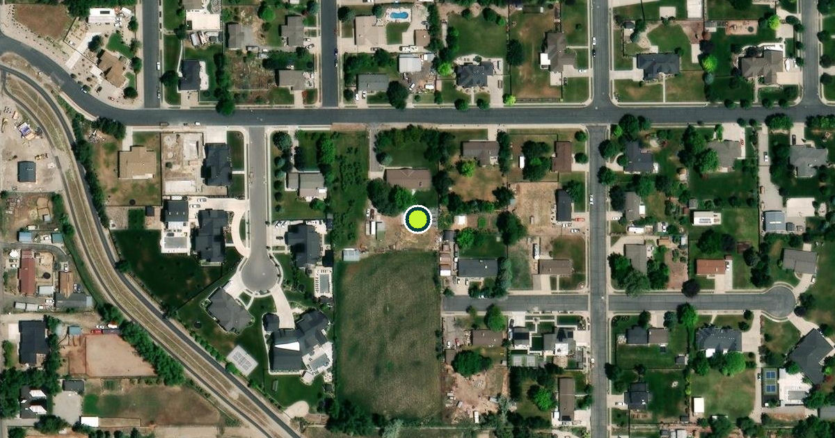 Satellite view of Highland Pickleball Courts