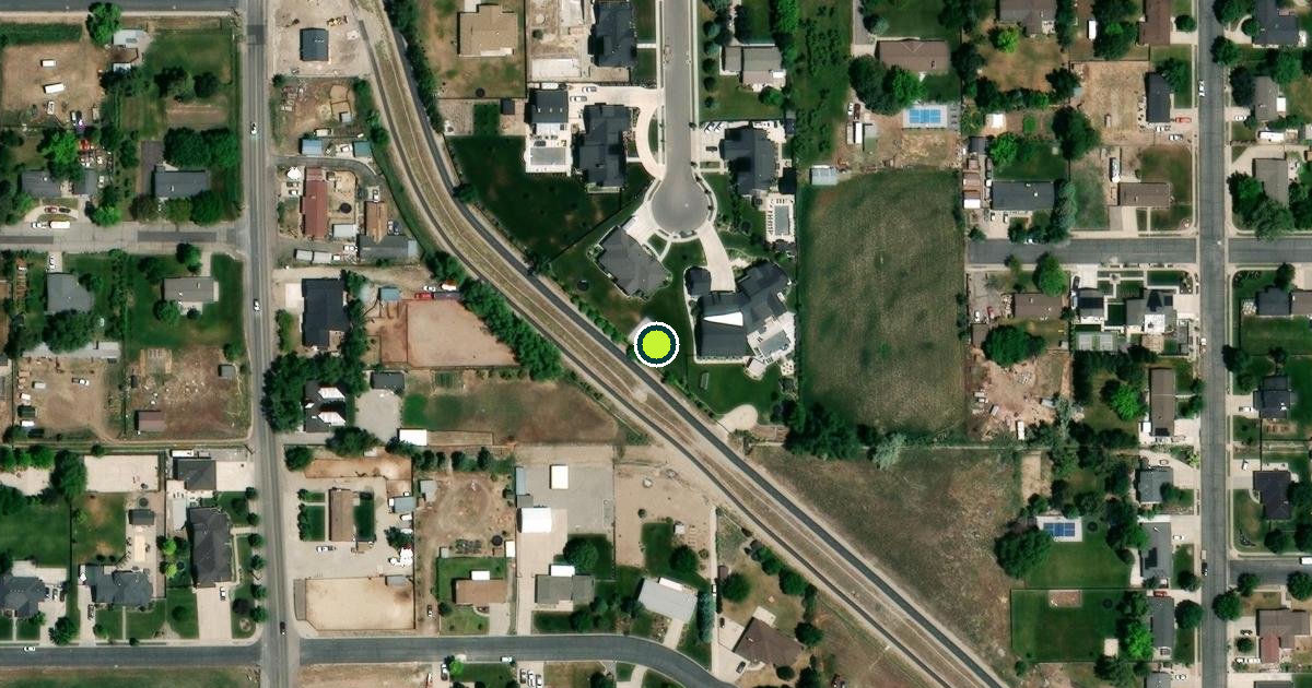 Satellite view of Highland Pickleball Courts