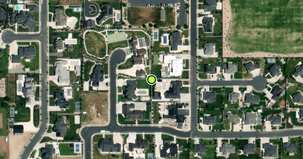 Satellite view of Highland Pickleball Courts