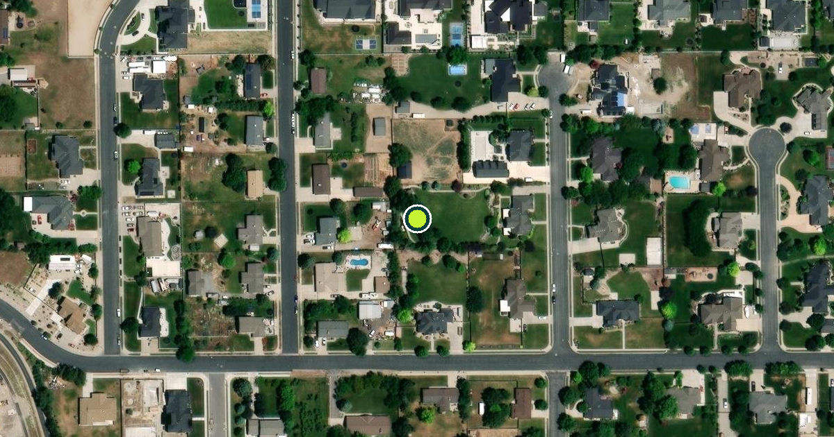 Satellite view of Highland Pickleball Courts