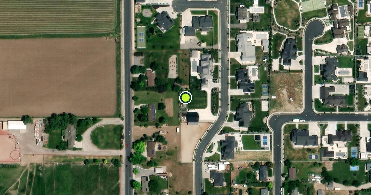 Satellite view of Highland Pickleball Courts