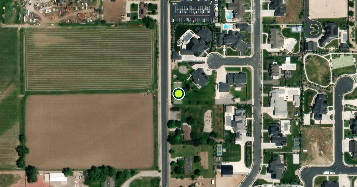 Satellite view of Highland Pickleball Courts