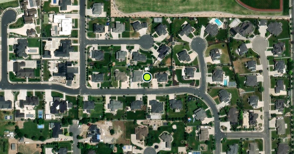 Satellite view of Highland Pickleball Courts