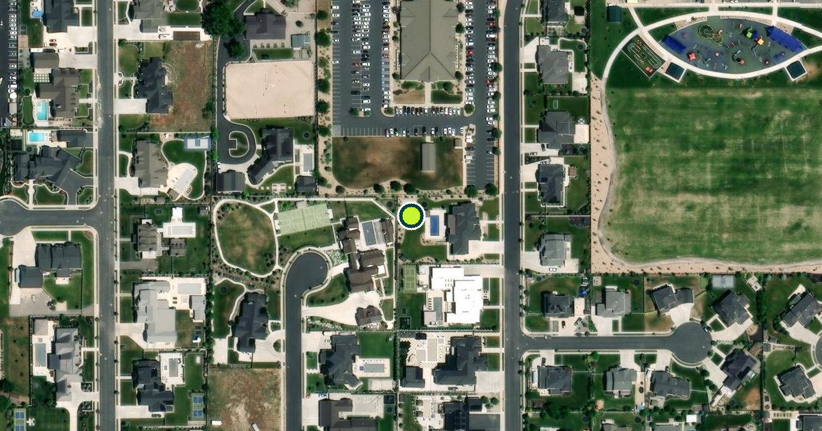 Satellite view of Highland Pickleball Courts