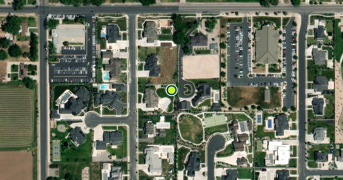Satellite view of Highland Pickleball Courts
