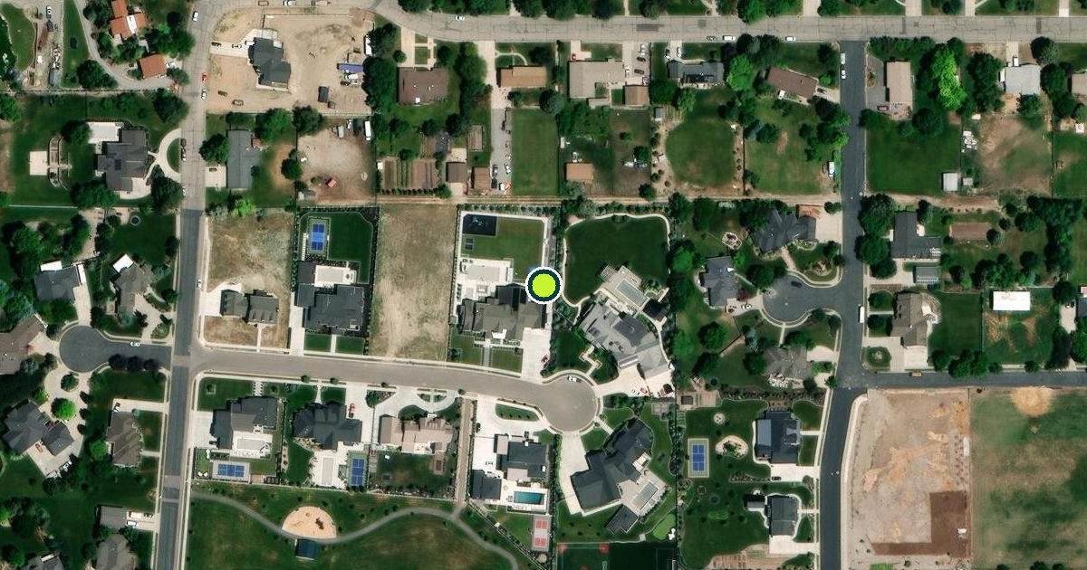 Satellite view of Highland Pickleball Courts