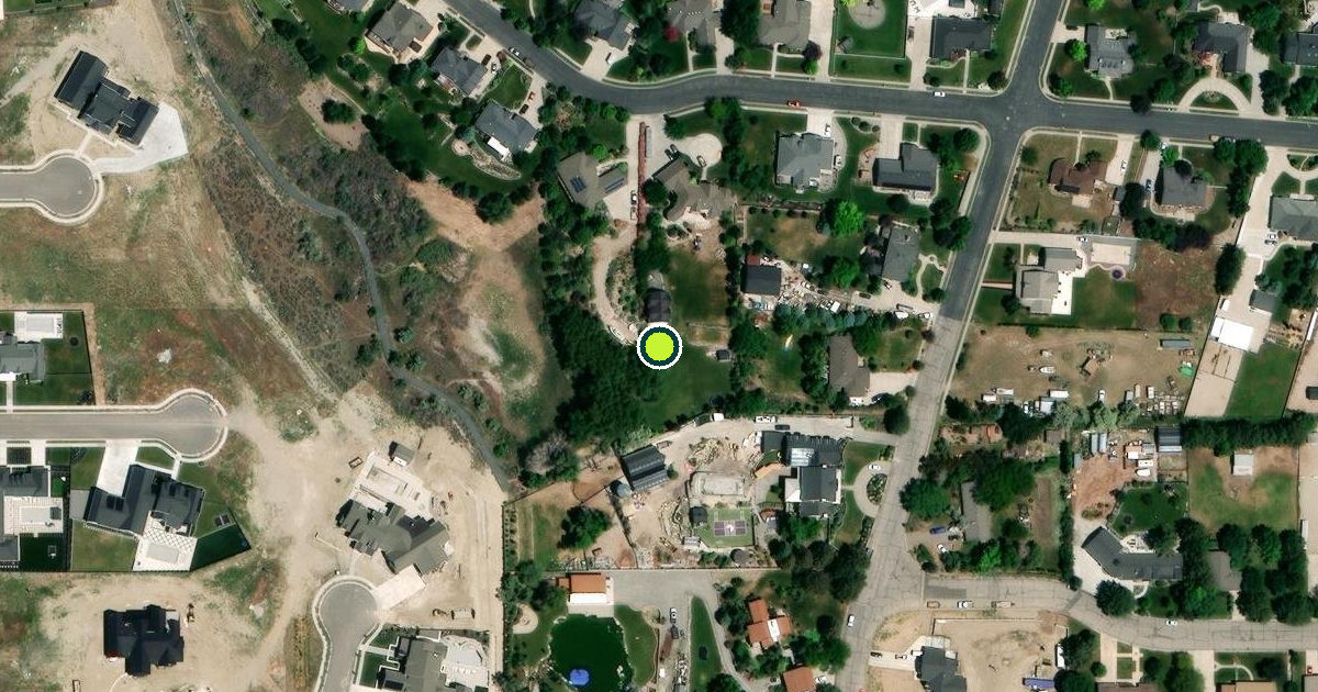 Satellite view of Highland Pickleball Courts