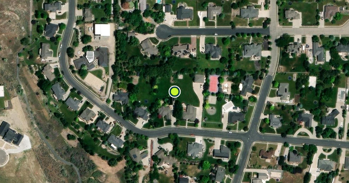 Satellite view of Highland Pickleball Courts