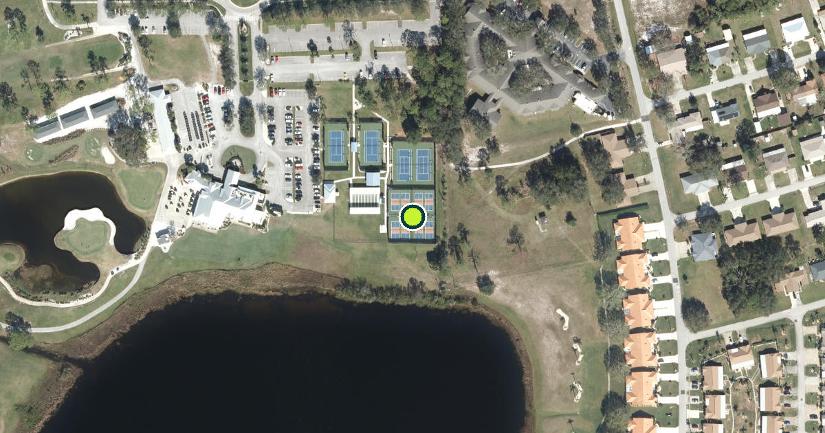 Satellite view of Highlands County Pickleball Courts