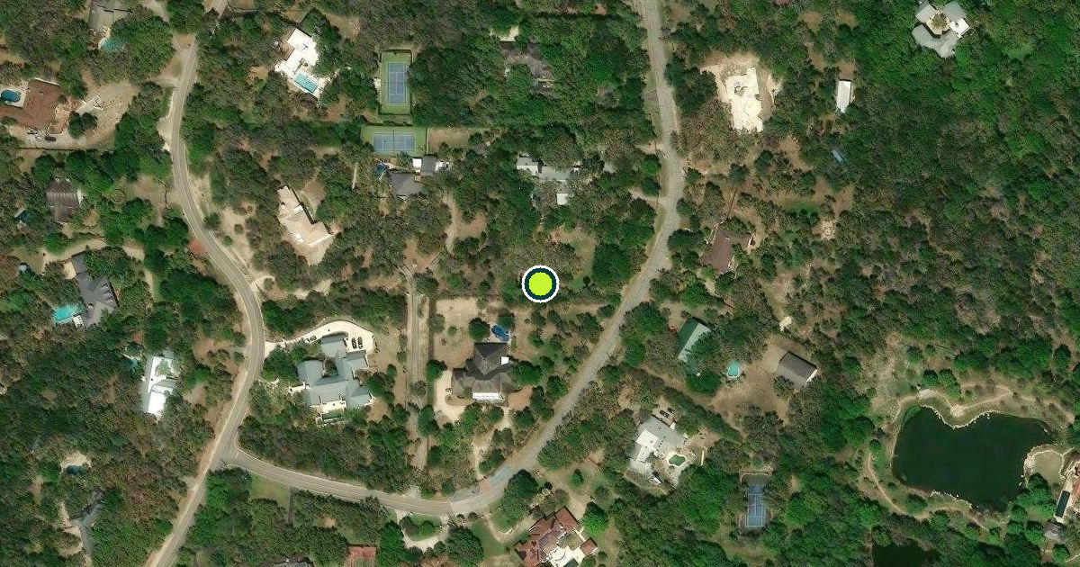 Satellite view of Hill Country Village Pickleball Courts