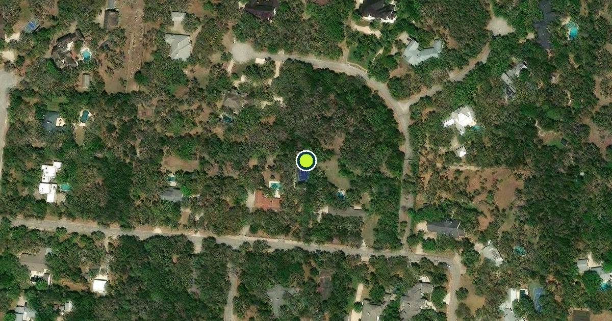 Satellite view of Hill Country Village Pickleball Courts