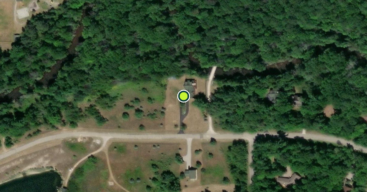 Satellite view of Hillman Pickleball Courts