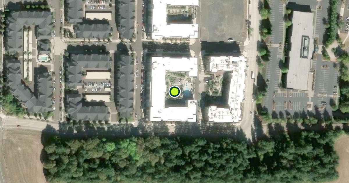 Satellite view of Hillsboro Pickleball Courts