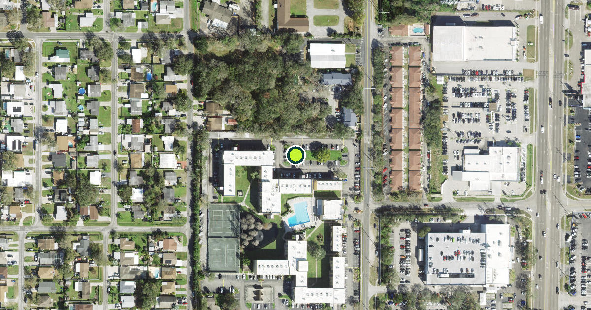 Satellite view of Hillsborough County Pickleball Courts