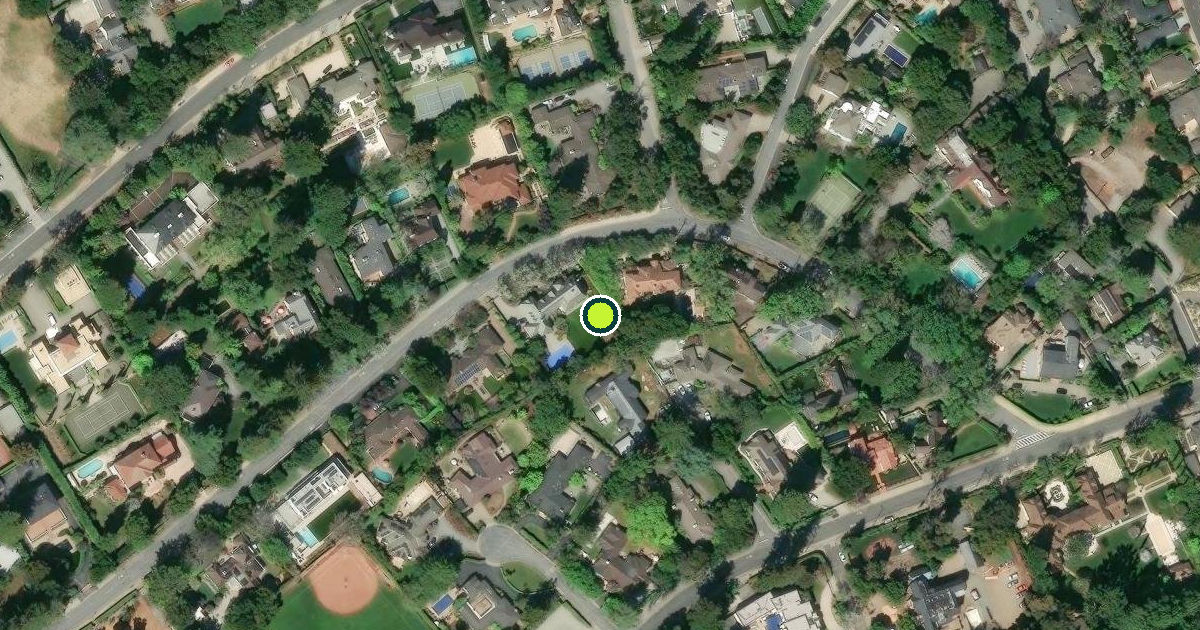 Satellite view of Hillsborough Pickleball Courts
