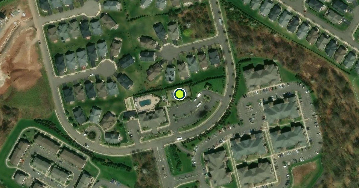 Satellite view of Hillsborough Township Pickleball Courts