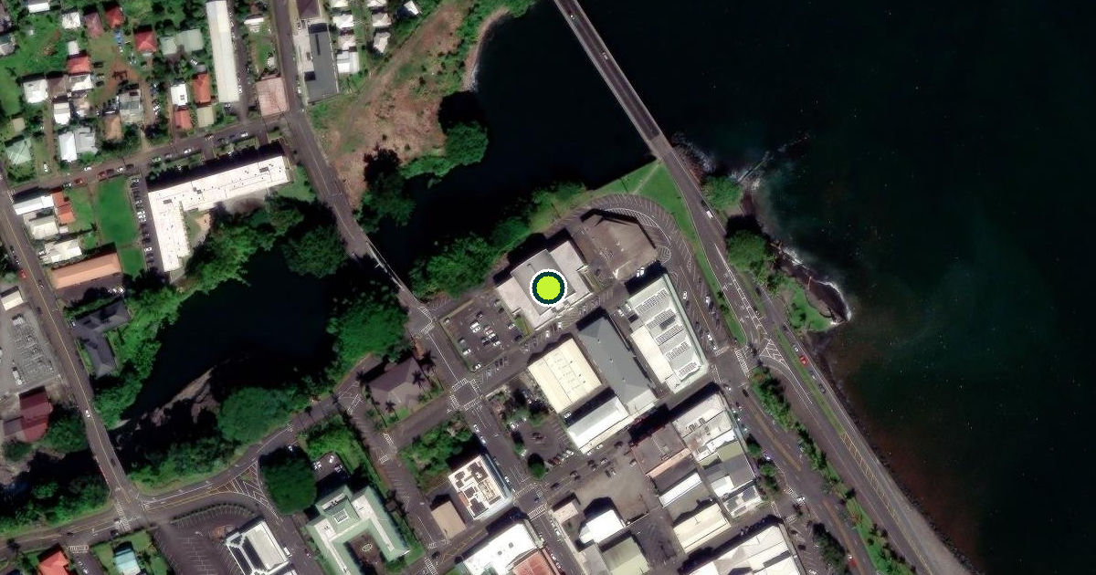 Satellite view of Hilo Armory