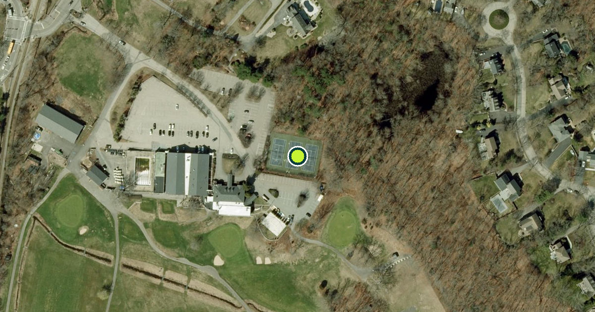 Satellite view of Hingham Pickleball Courts