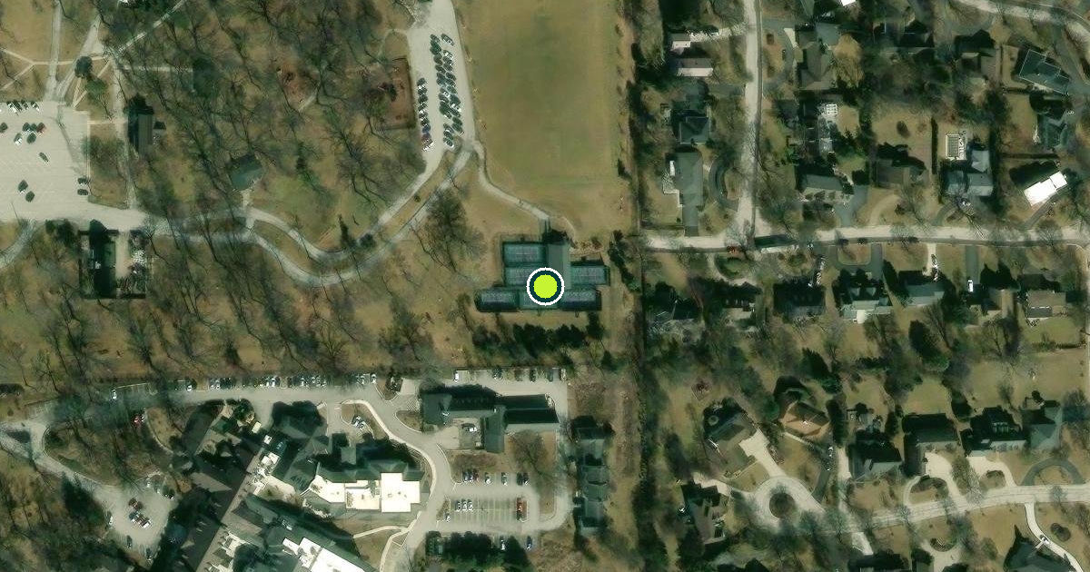 Satellite view of Hinsdale Pickleball Courts