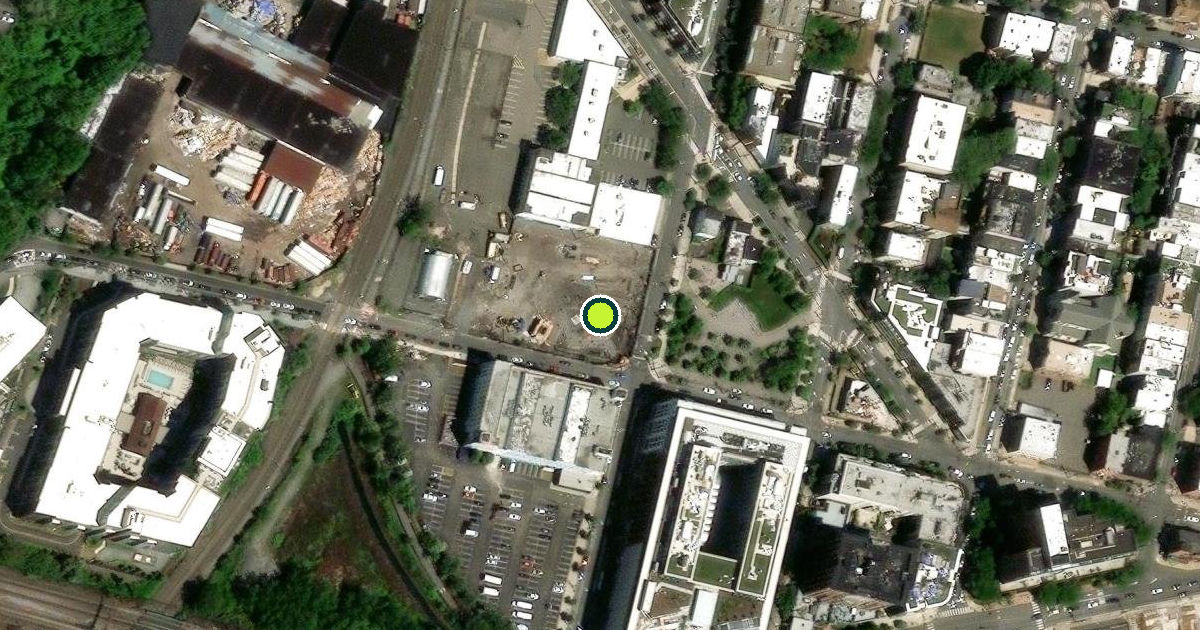 Satellite view of Hoboken Pickleball Courts