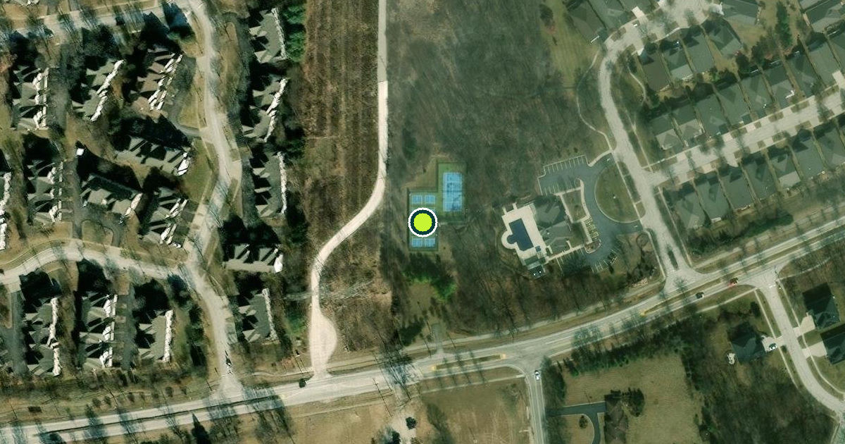 Satellite view of Hoffman Estates Pickleball Courts