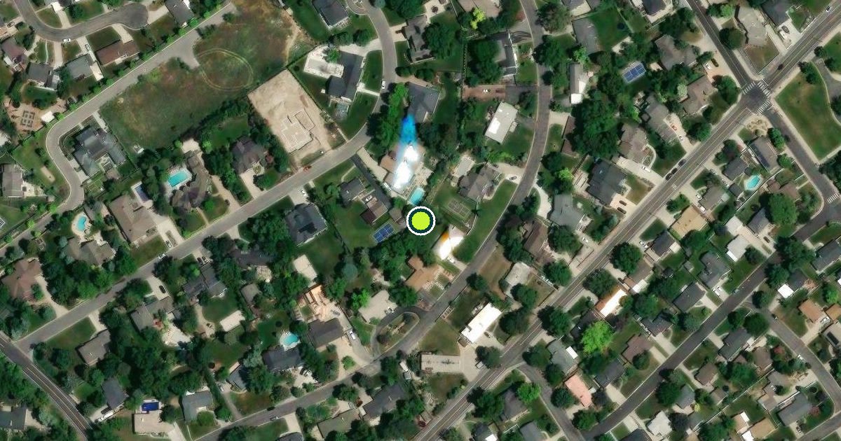 Satellite view of Holladay Pickleball Courts