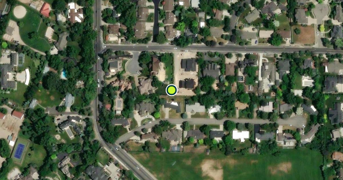 Satellite view of Holladay Pickleball Courts