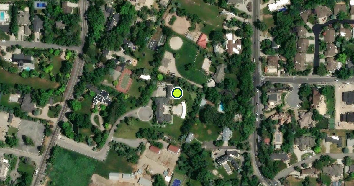 Satellite view of Holladay Pickleball Courts