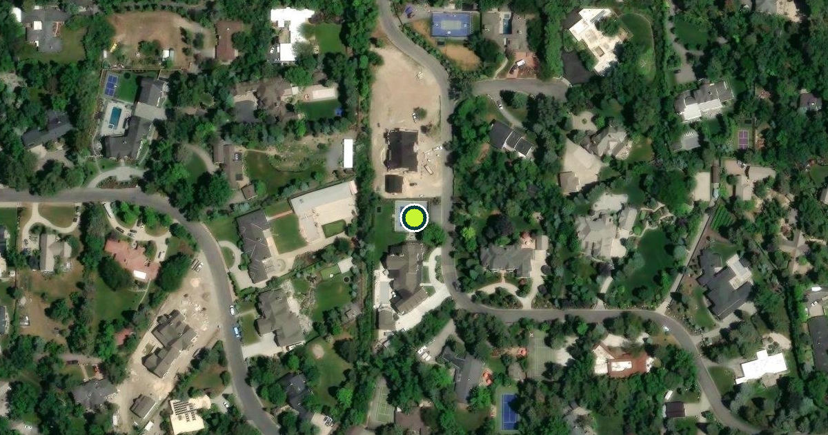 Satellite view of Holladay Pickleball Courts