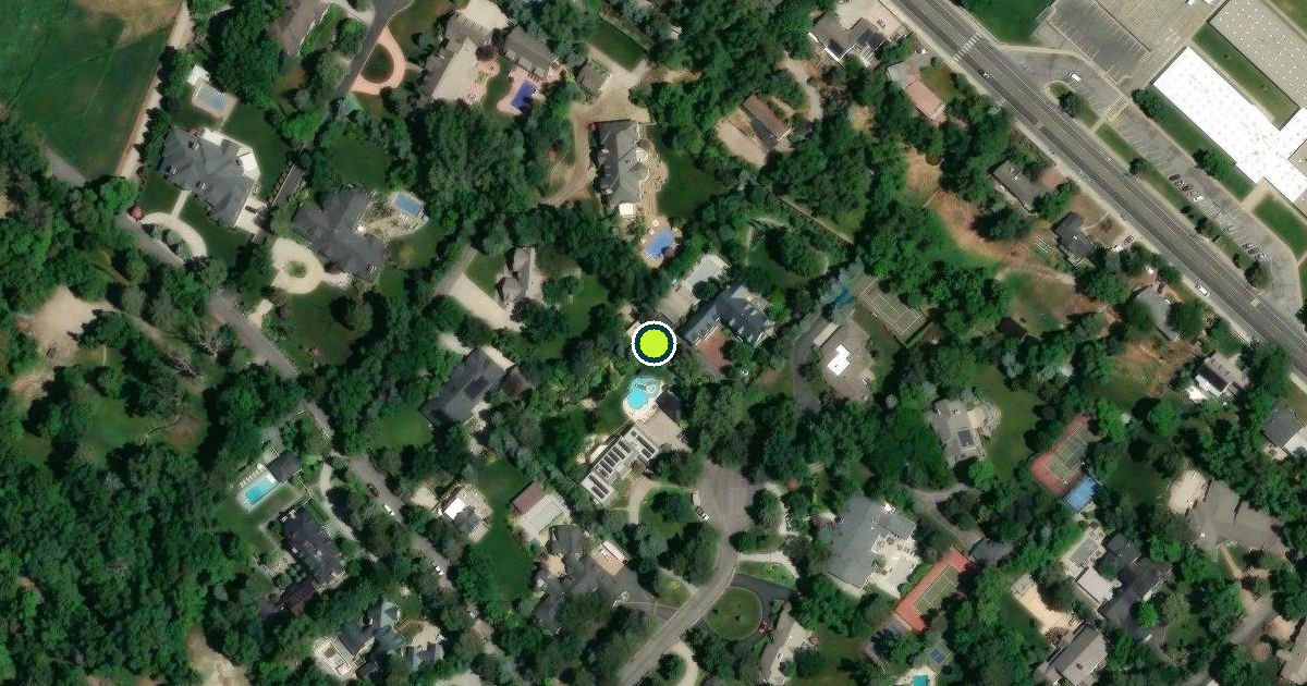 Satellite view of Holladay Pickleball Courts