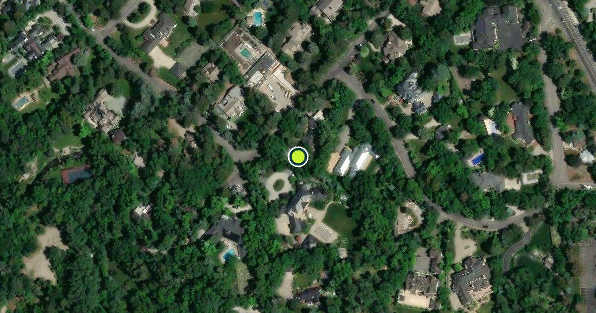 Satellite view of Holladay Pickleball Courts