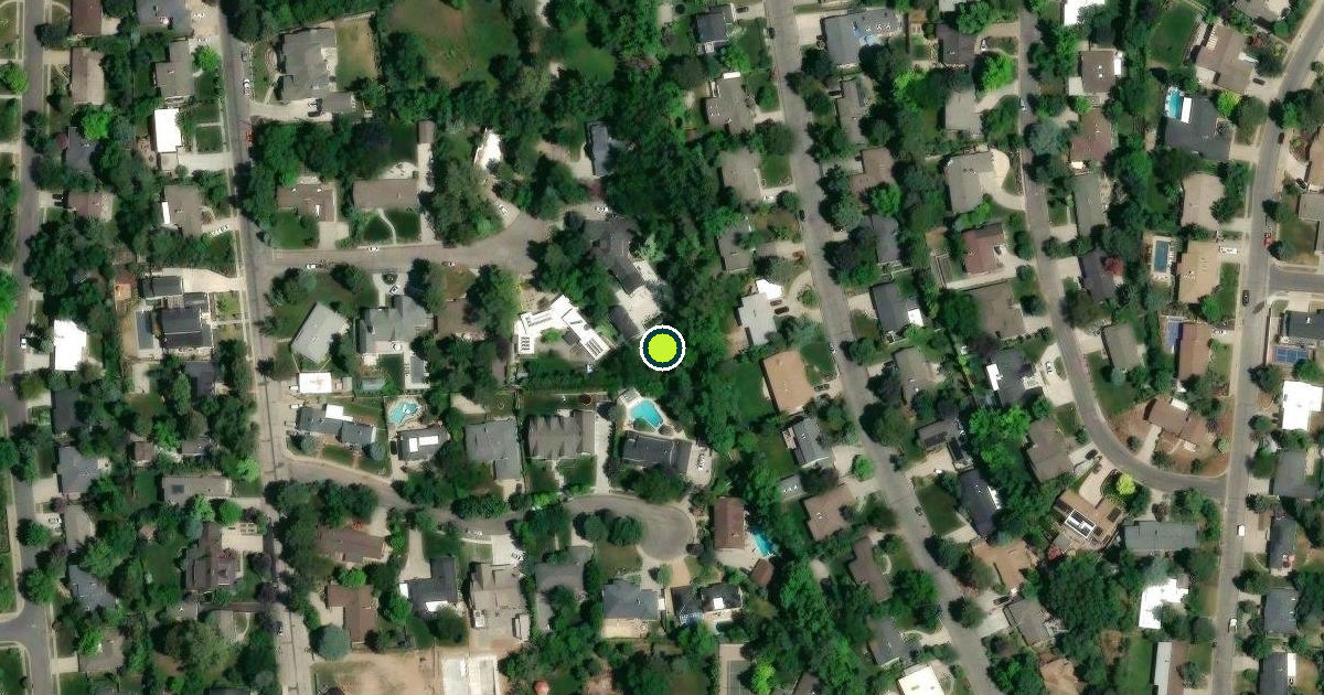 Satellite view of Holladay Pickleball Courts