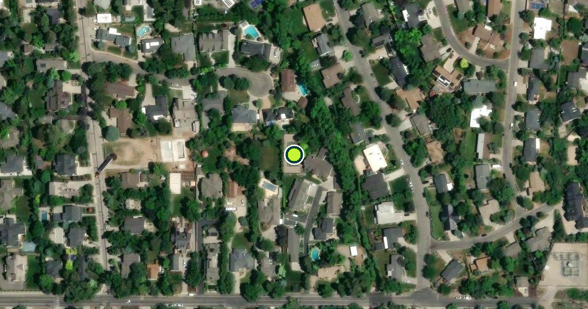 Satellite view of Holladay Pickleball Courts