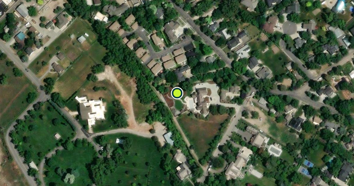 Satellite view of Holladay Pickleball Courts