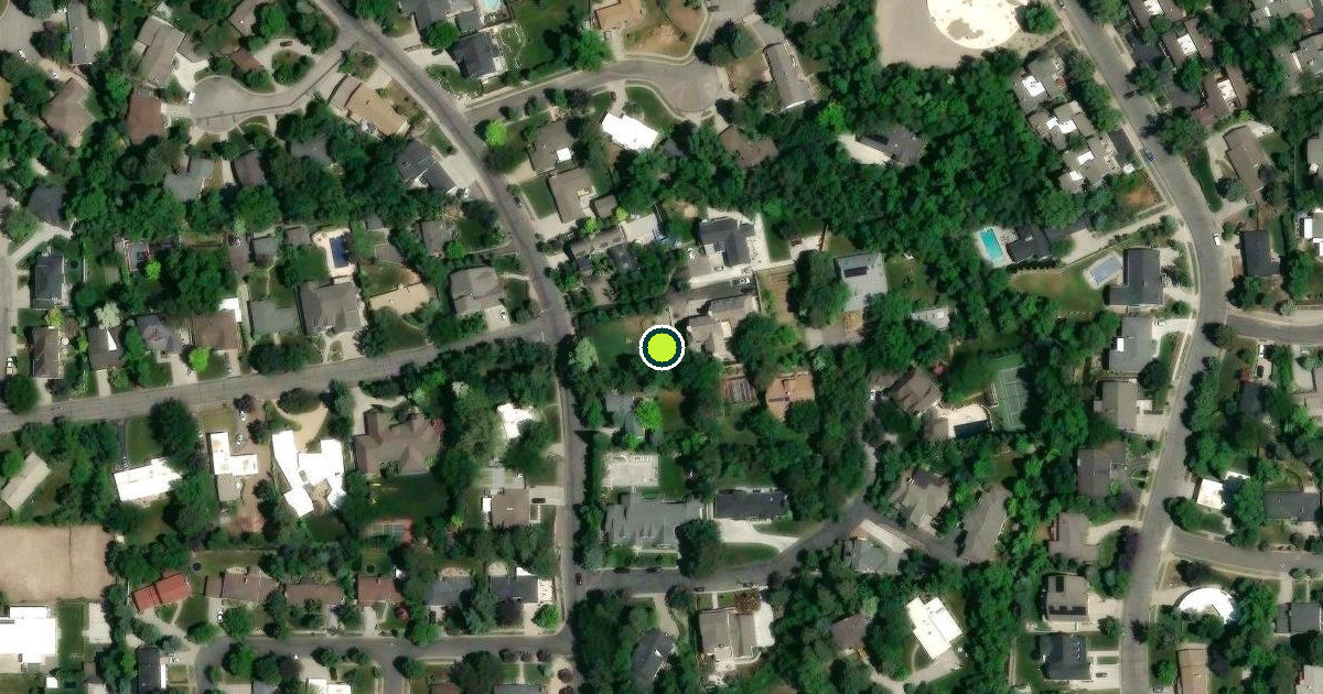 Satellite view of Holladay Pickleball Courts