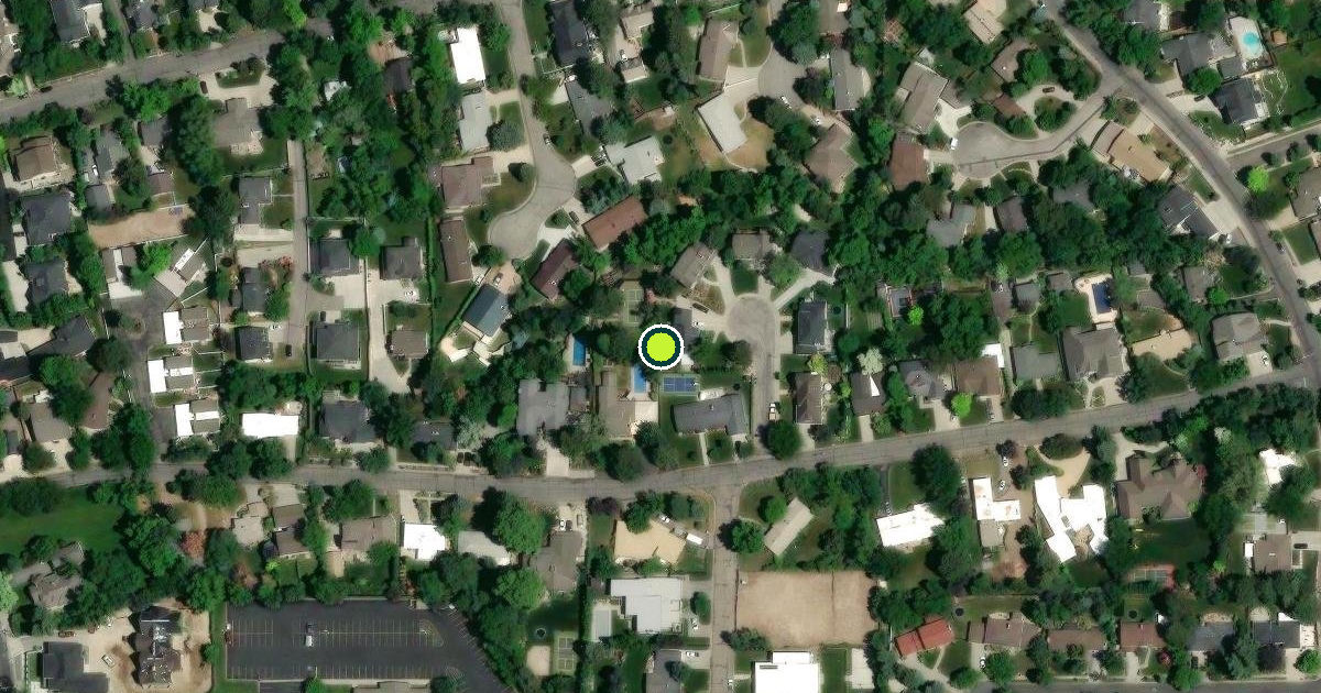 Satellite view of Holladay Pickleball Courts