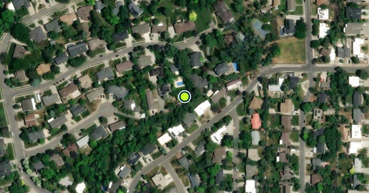 Satellite view of Holladay Pickleball Courts