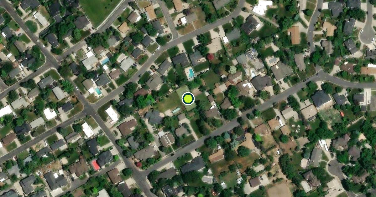 Satellite view of Holladay Pickleball Courts
