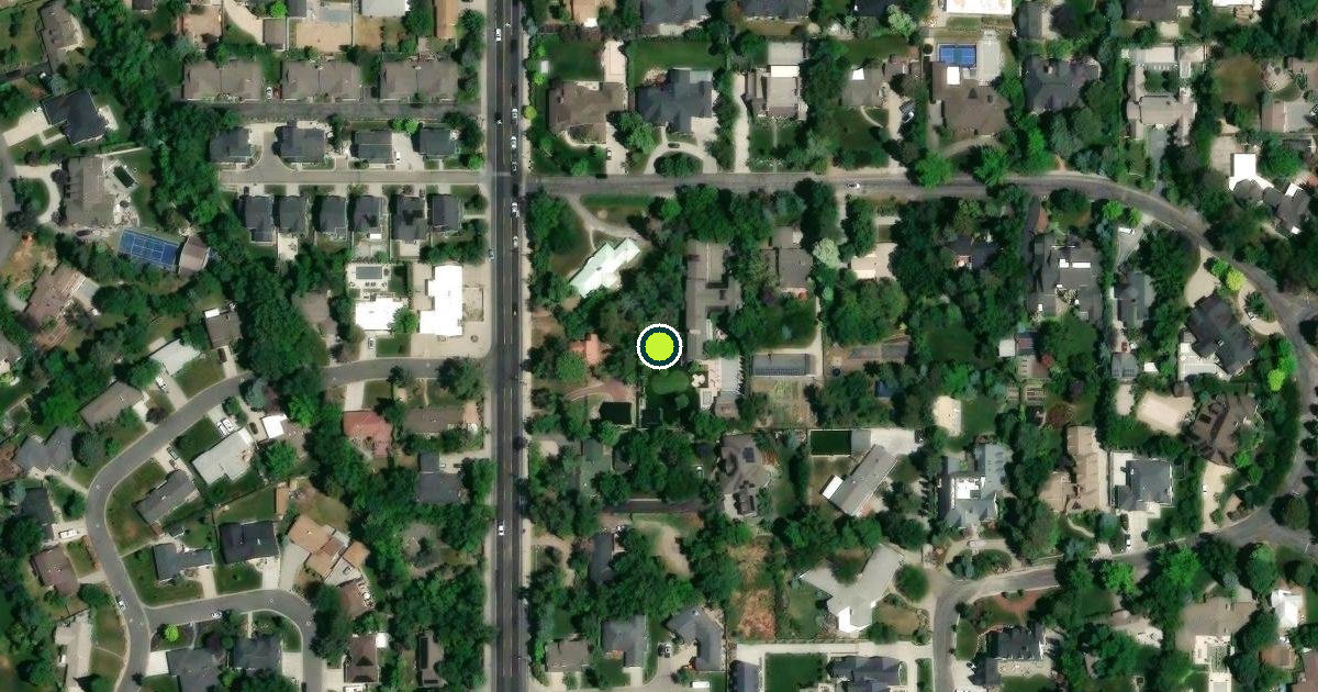 Satellite view of Holladay Pickleball Courts