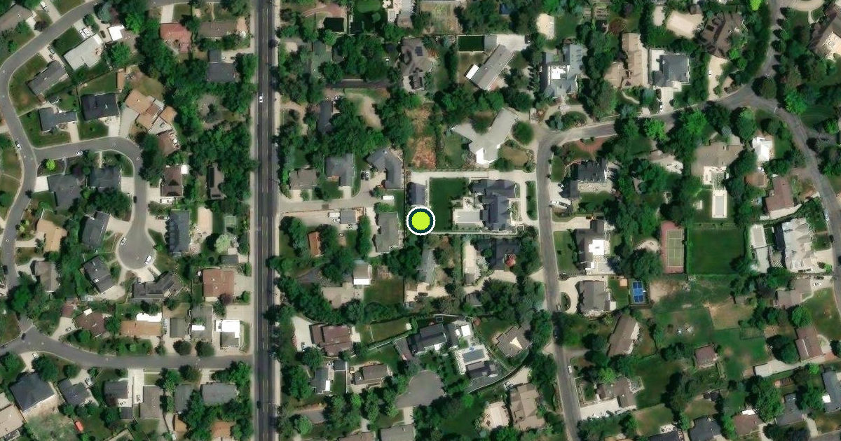 Satellite view of Holladay Pickleball Courts
