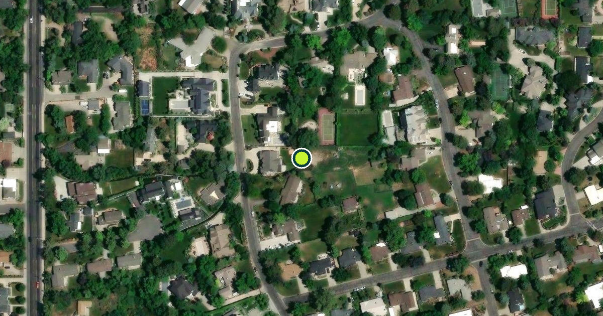Satellite view of Holladay Pickleball Courts