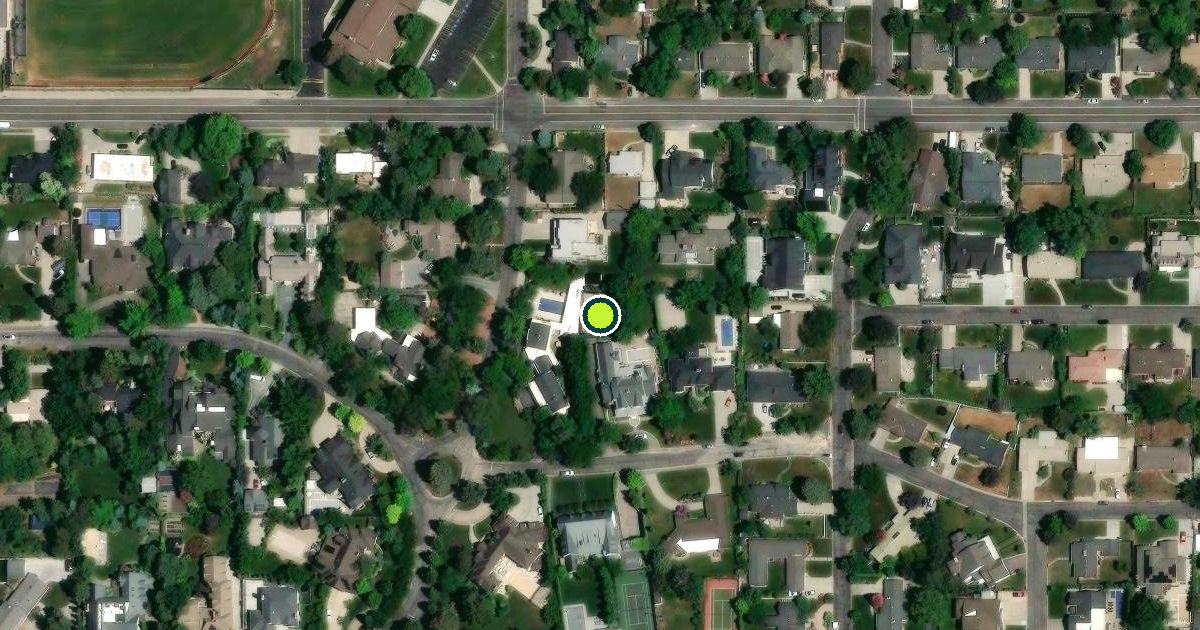 Satellite view of Holladay Pickleball Courts