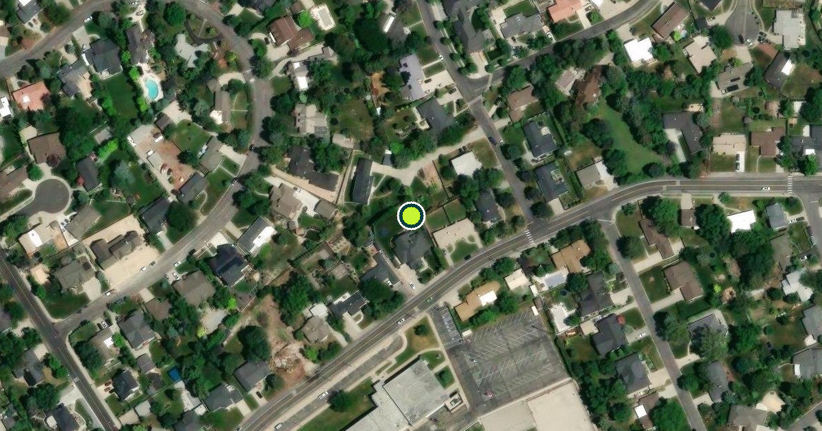 Satellite view of Holladay Pickleball Courts