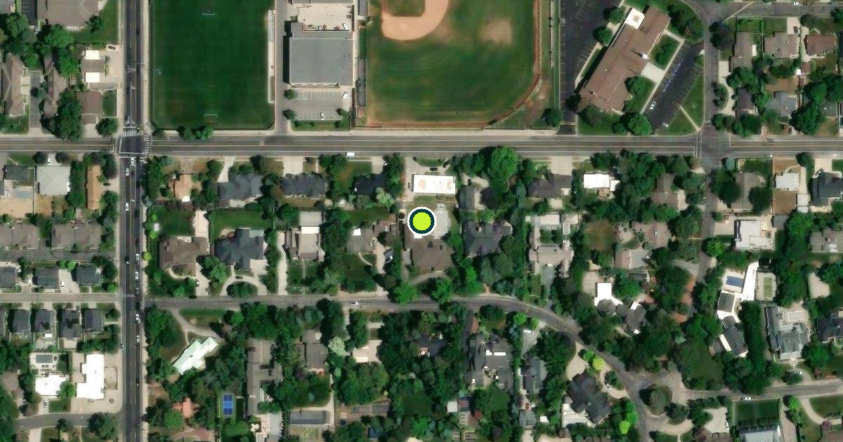 Satellite view of Holladay Pickleball Courts