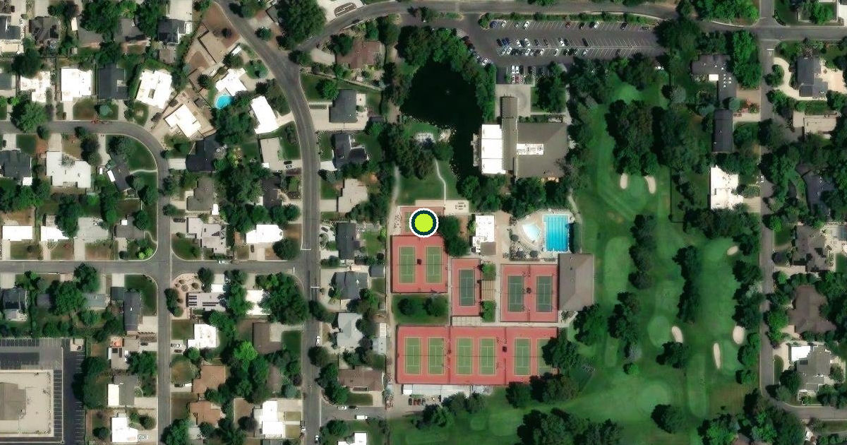 Satellite view of Holladay Pickleball Courts