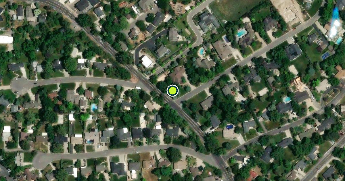Satellite view of Holladay Pickleball Courts