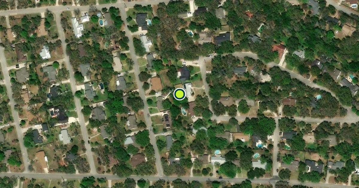 Satellite view of Hollywood Park Pickleball Courts