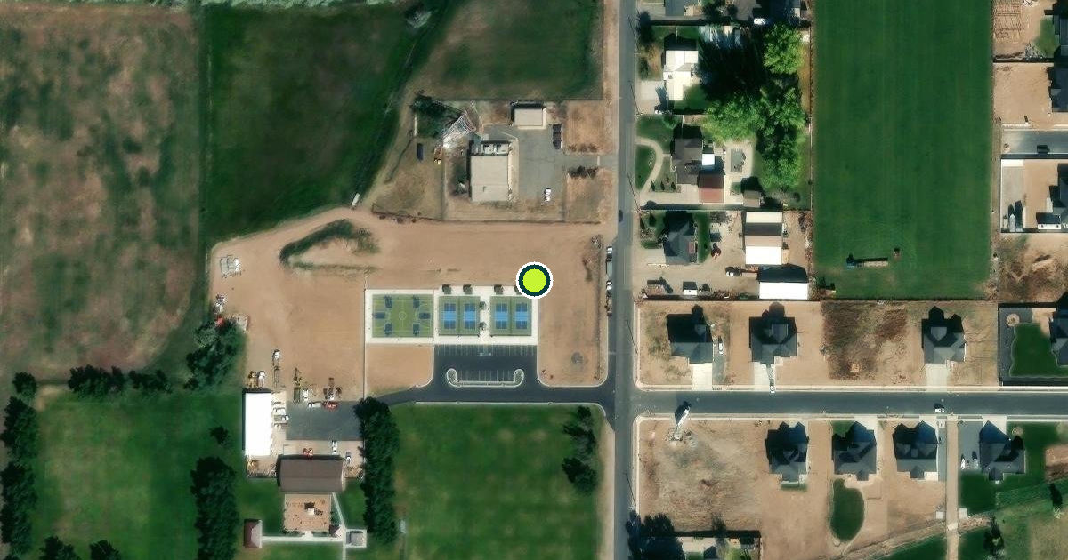 Satellite view of Hooper Pickleball Courts