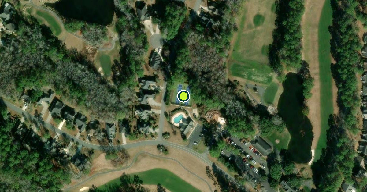Satellite view of Horry County Pickleball Courts